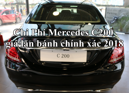 Mercedes C200 giá lăn bánh