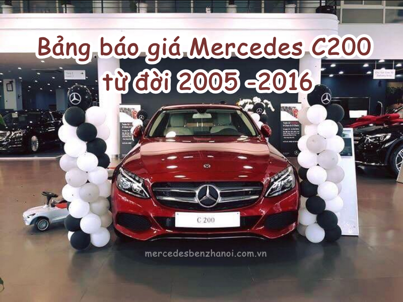 báo giá Mercedes C200