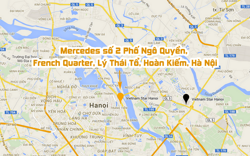 Mercedes số 2 Phố Ngô Quyền, French Quarter, Lý Thái Tổ, Hoàn Kiếm, Hà Nội